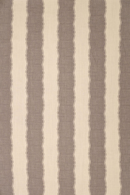 Balcony Stripe Fabric by Jean Monro in Dovecote Grey