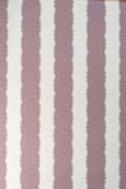 Balcony Stripe Wallpaper by Jean Monro in Clouded Lilac