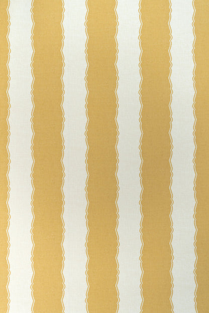 Balcony Stripe Wallpaper by Jean Monro in Haystack Yellow