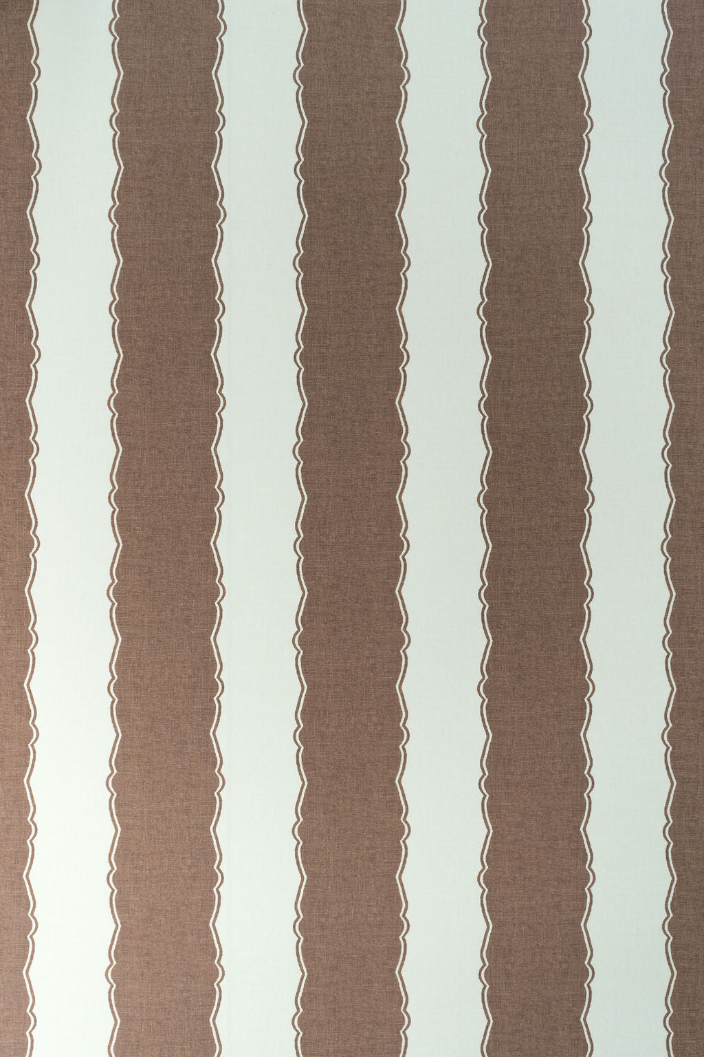 Balcony Stripe Wallpaper by Jean Monro in Unearthly Brown