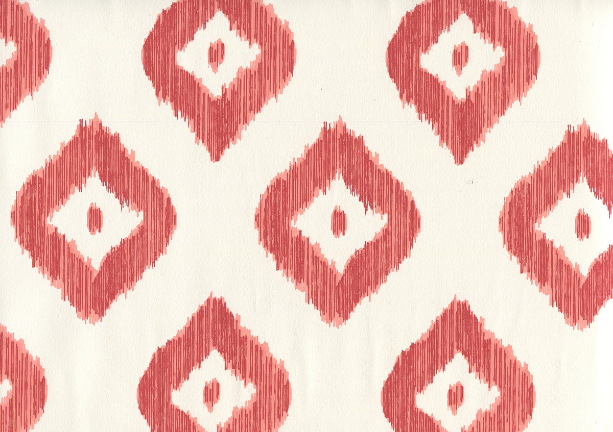 Bali Diamond Coral on Almost White wallpaper by China Seas