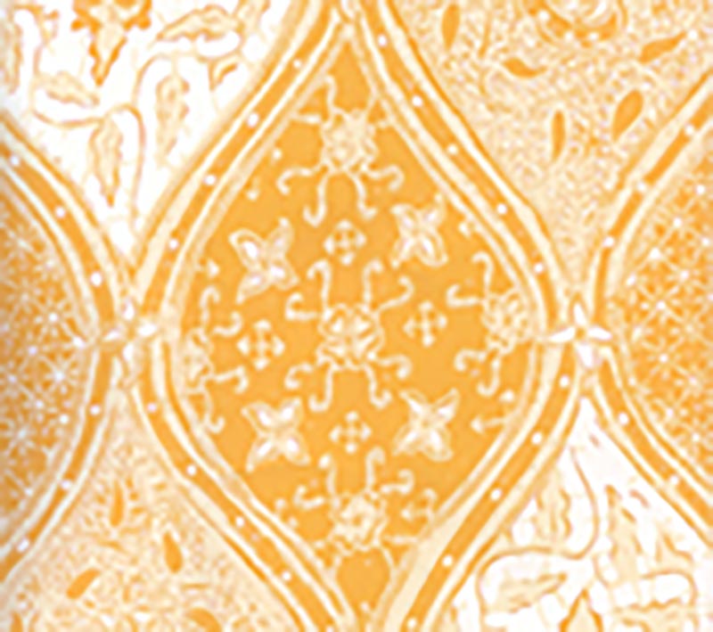 Balinese Batik Inca Gold Cream wallpaper by China Seas