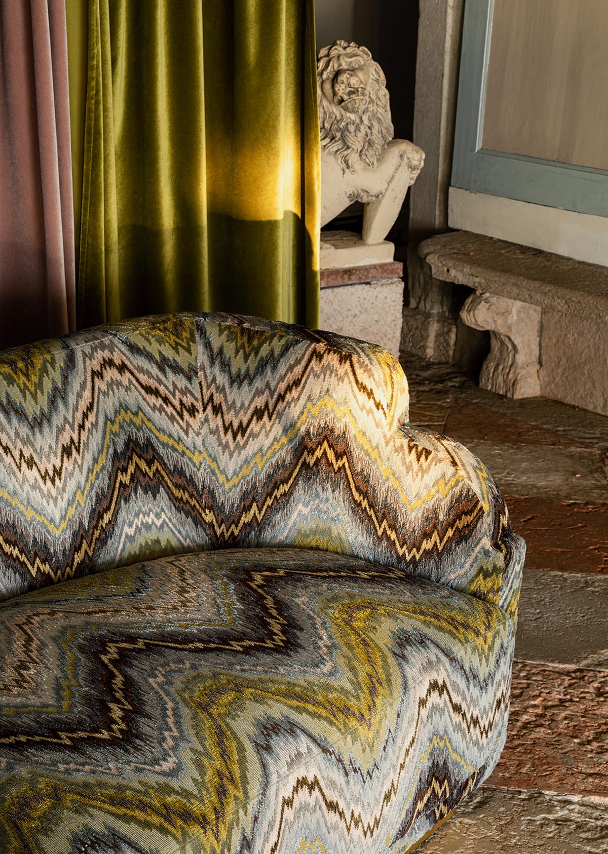 Baltazar Fabric by Pierre Frey shown in a room setting (view 1)