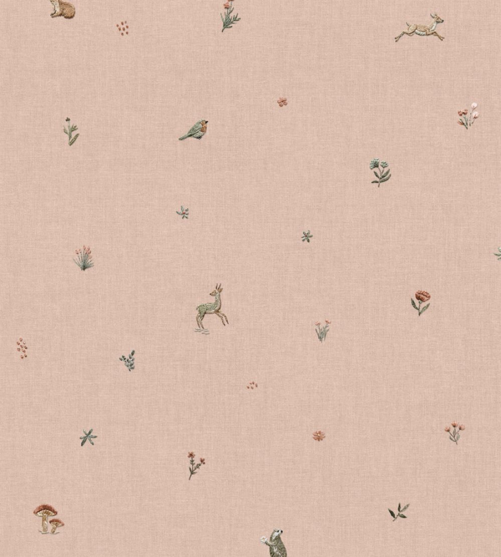 Bambis Wallpaper by Coordonne Peach