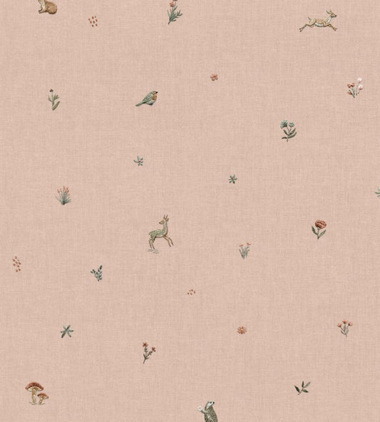 Bambis Wallpaper by Coordonne Peach