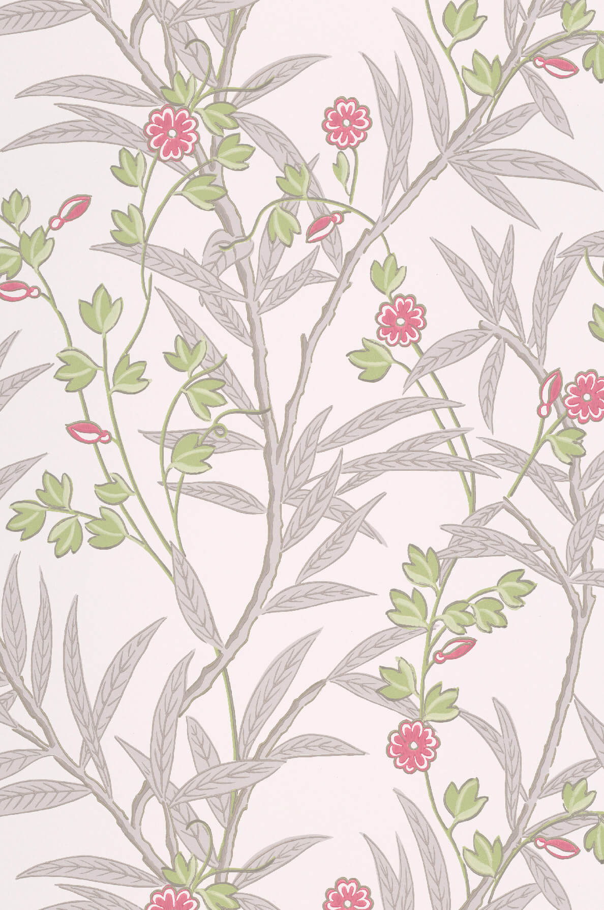Bamboo Floral wallpaper by Little Greene in Leather