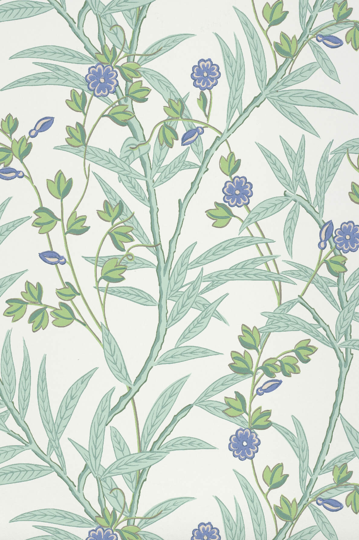 Bamboo Floral wallpaper by Little Greene in Mambo