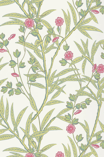 Bamboo Floral wallpaper by Little Greene in Mischief