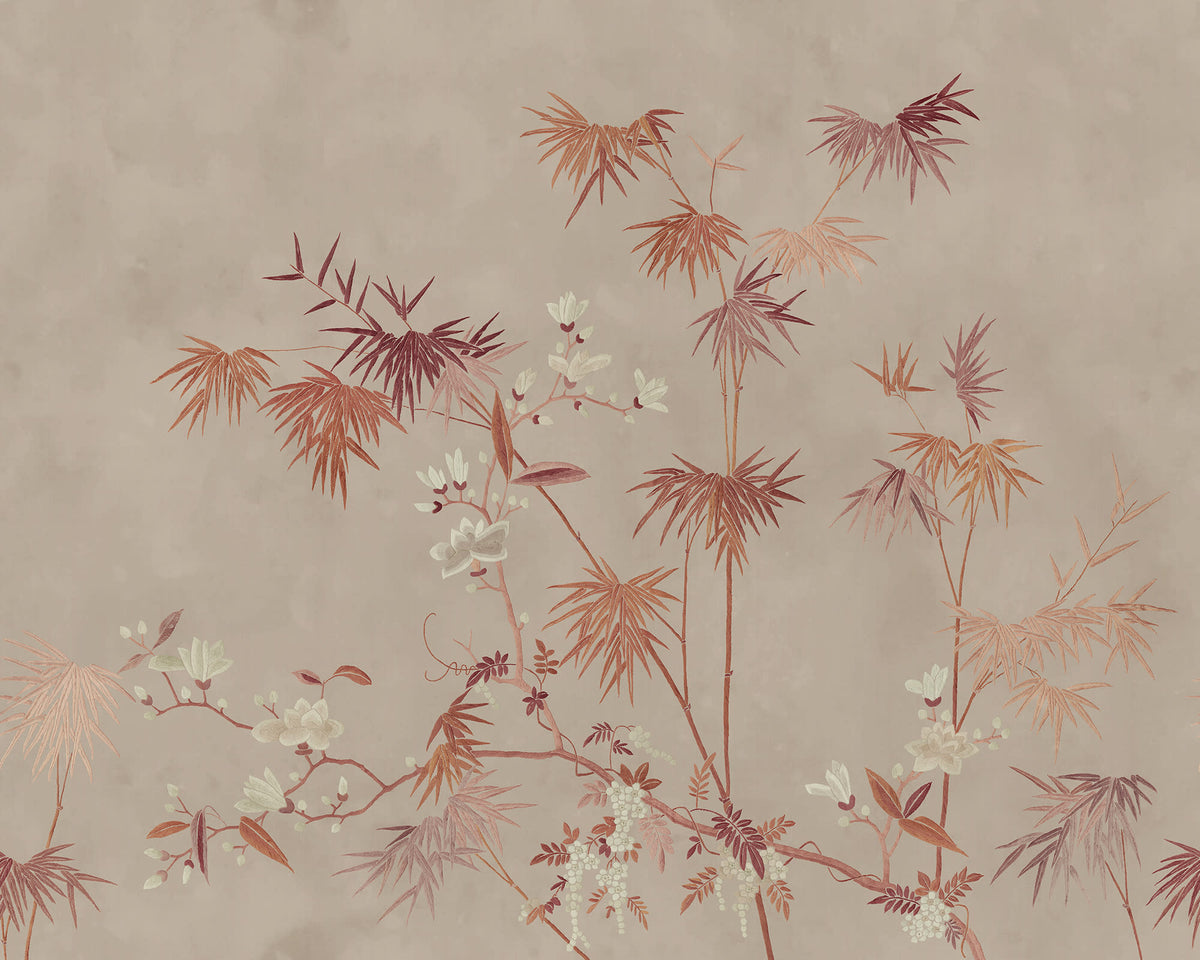 Bamboo Grove Clay mural by Sandberg