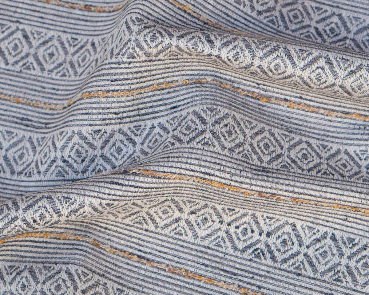Bandolero fabric by Coordonné in Acero, shown in a styled room