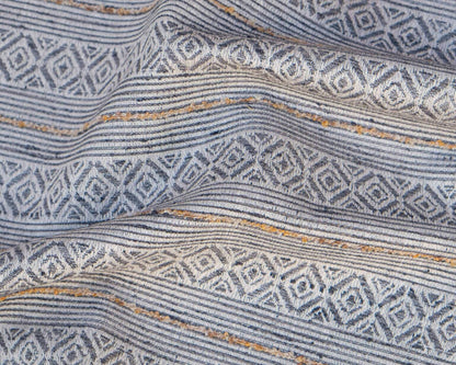 Bandolero fabric by Coordonné in Acero, shown in a styled room