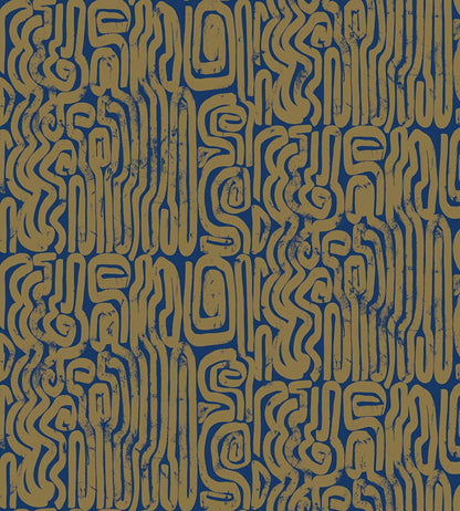 Bantu Wallpaper by Jannelli&Volpi Navy