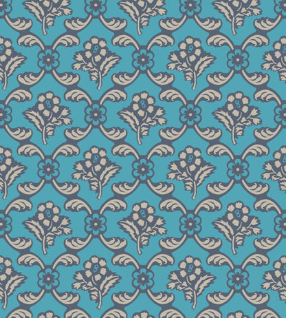 Barace Wallpaper by Farrow & Ball Wine Dark / Lobster
