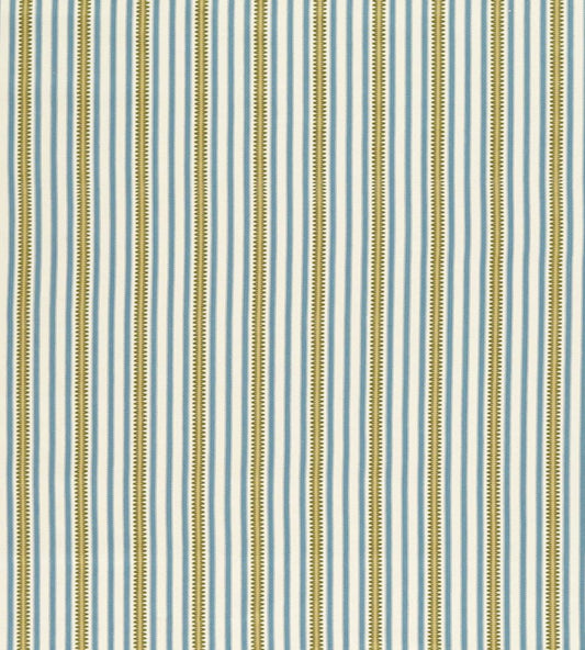 Barneby Stripe Fabric by Sanderson Woad/Olive