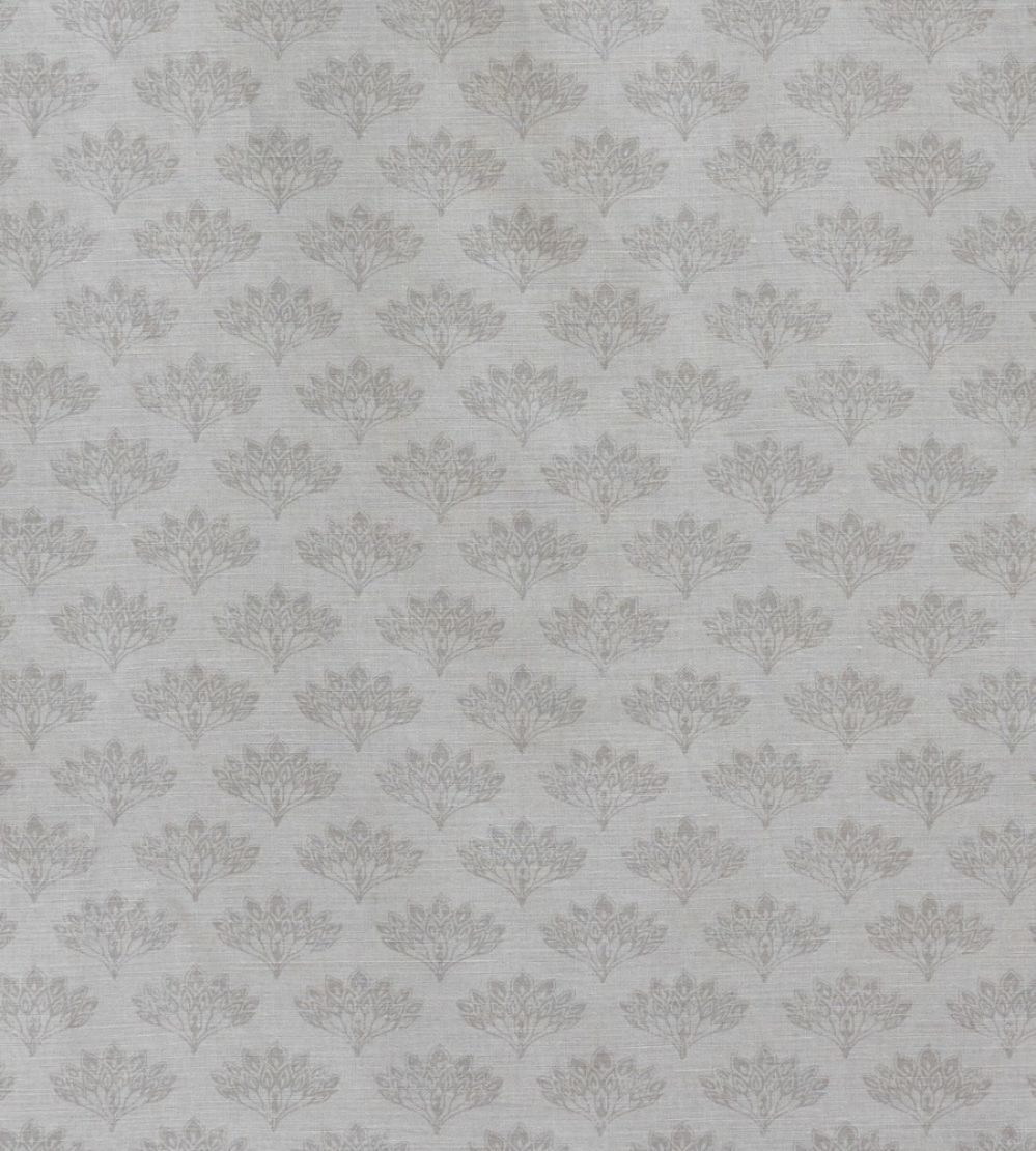 Peacock Fabric by Barneby Gates Grey