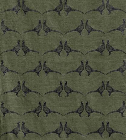 Pheasant Fabric by Barneby Gates Camo Green
