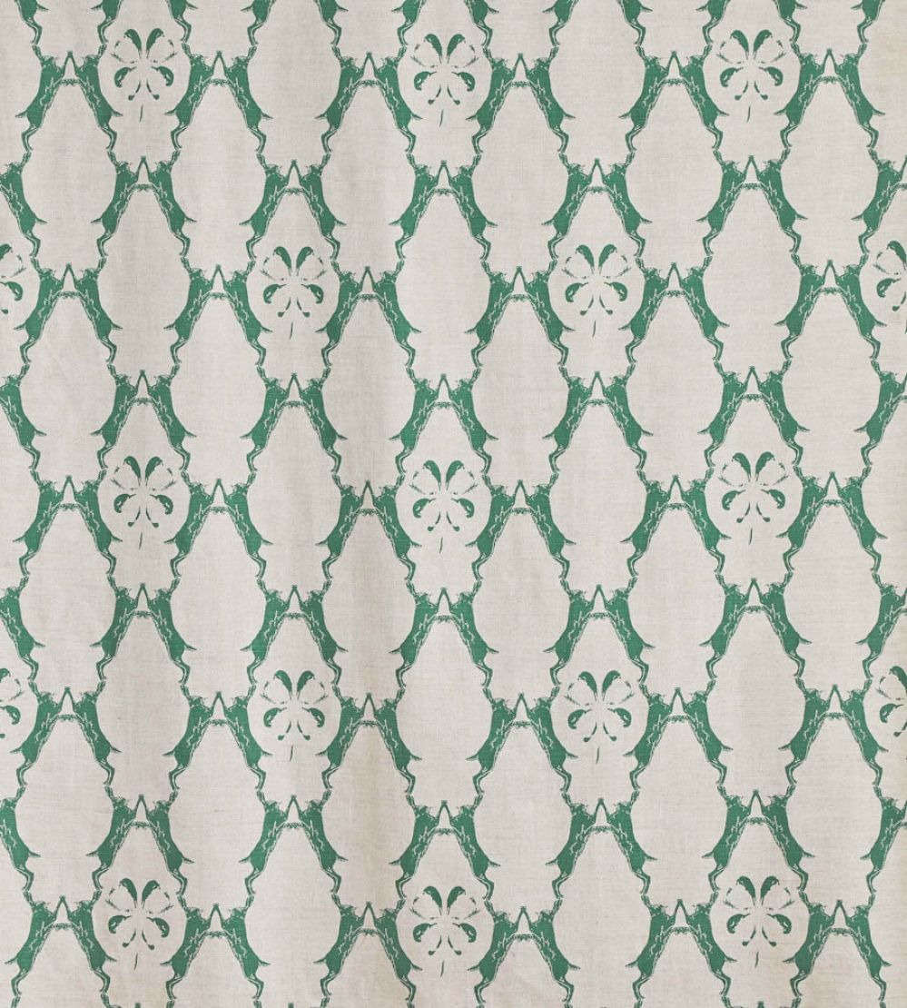 Boxing Hares Fabric by Barneby Gates Green