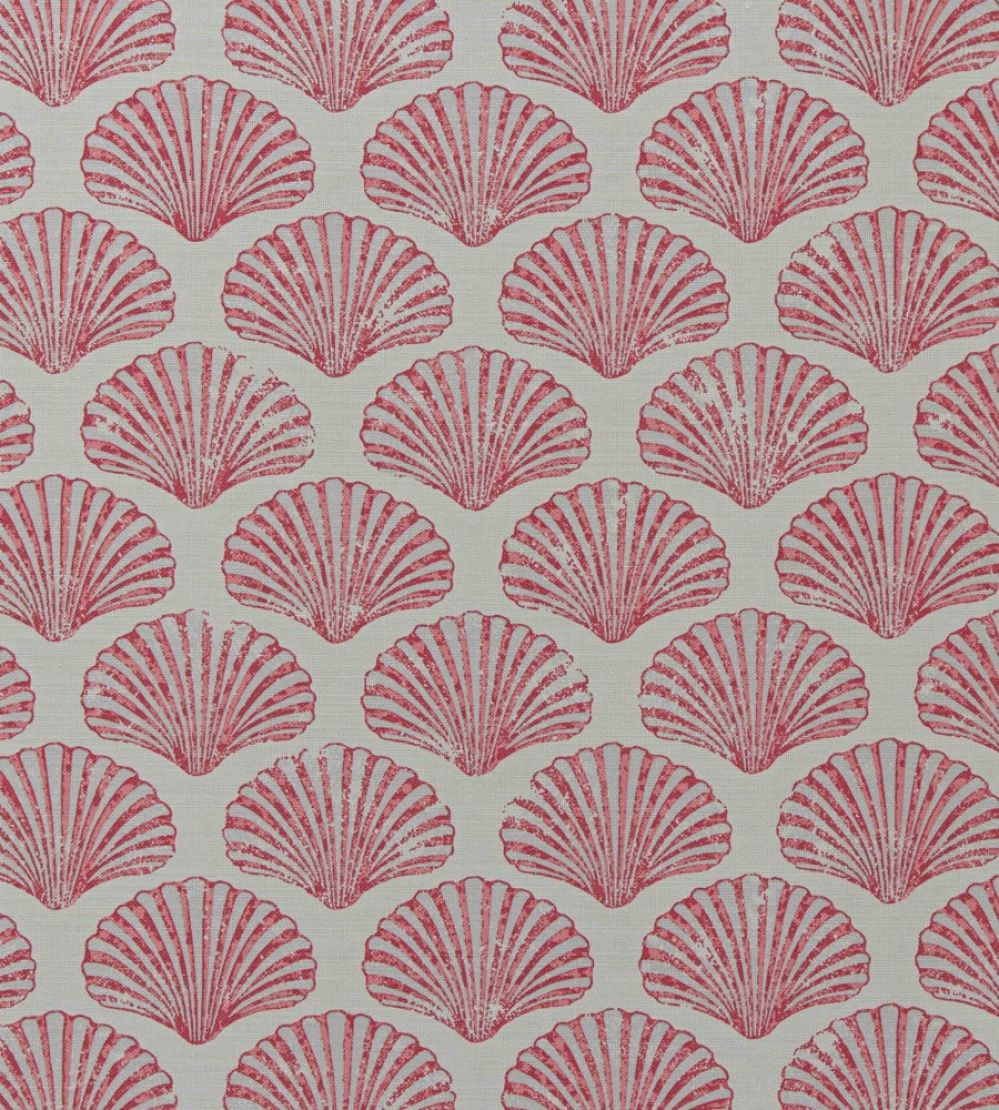 Scallop Shell Fabric by Barneby Gates Red