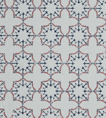 Anchor Tile Wallpaper by Barneby Gates Red/White/Blue