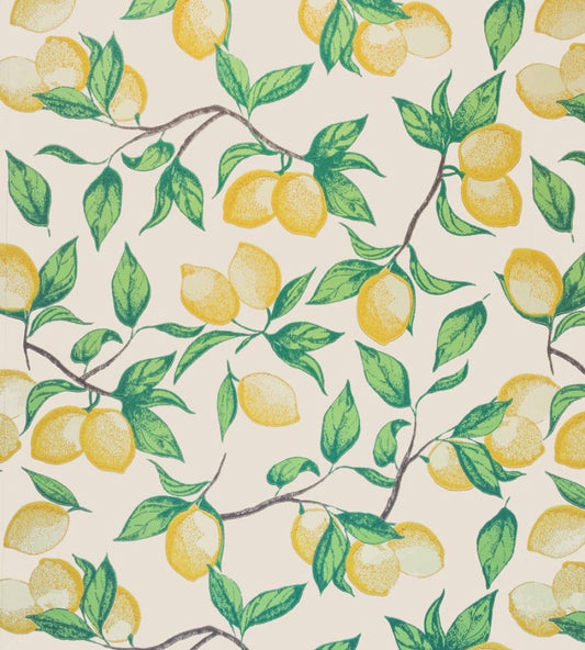 Capri Lemons Wallpaper by Barneby Gates Natural