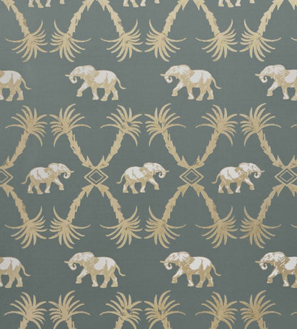 Elephant Palm Wallpaper by Barneby Gates Gunmetal/Gold