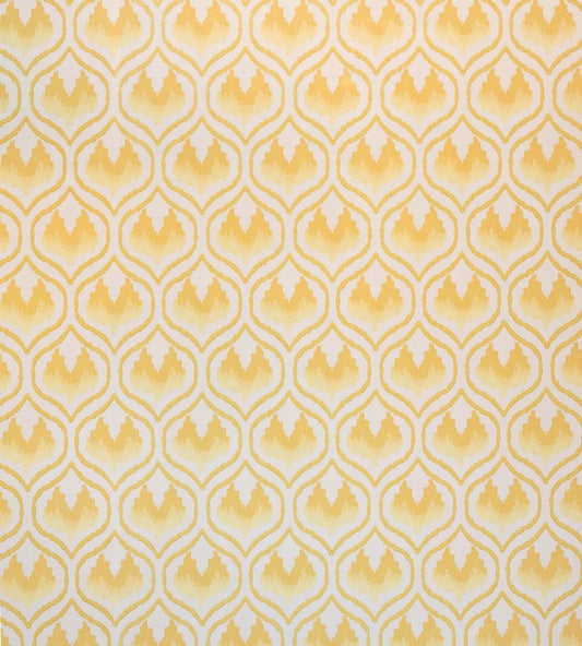 Ikat Heart Wallpaper by Barneby Gates Mustard