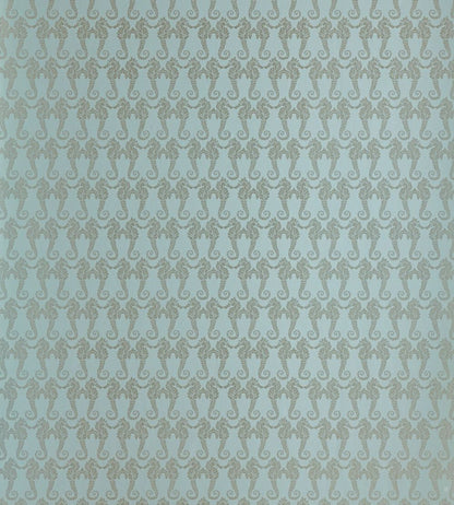 Seahorse Wallpaper by Barneby Gates Eau de Nil