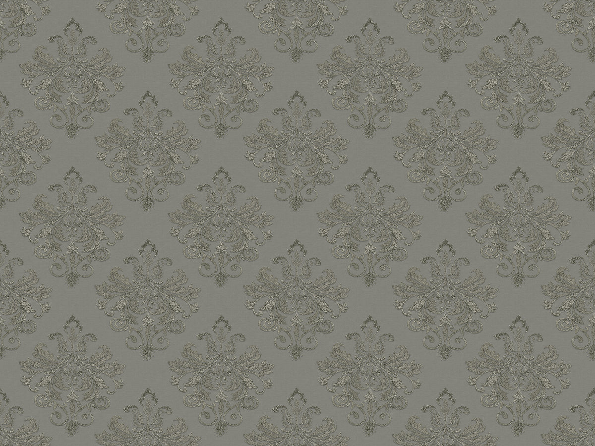 Baroque Pearl Gray mural by Rebel Walls