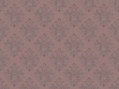 Baroque Pearl Pink mural by Rebel Walls