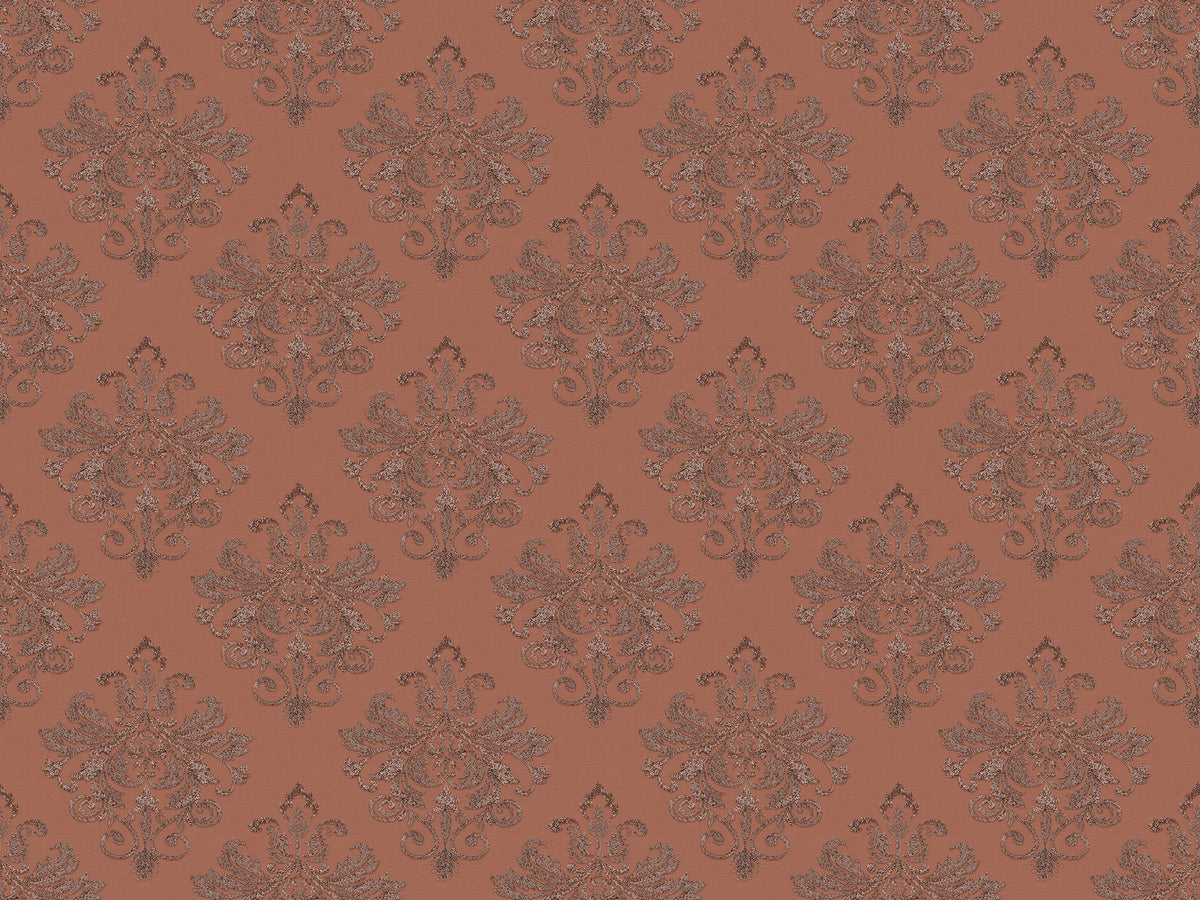 Baroque Pearl Red mural by Rebel Walls