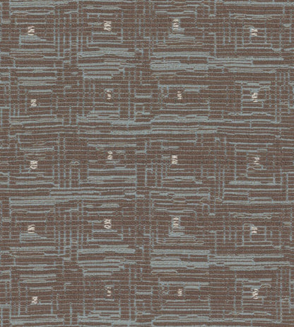 Barry FR Fabric by Zimmer + Rohde Blue/Brown