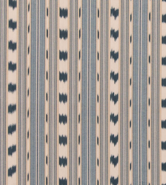 Basil Stripe Fabric by GP & J Baker Blue
