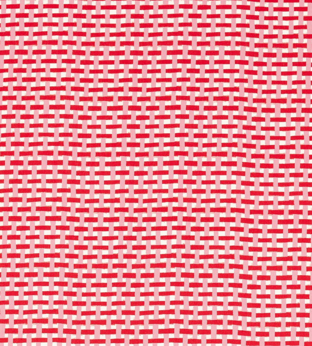 Basket Weave Fabric by Harlequin Coral/Rose