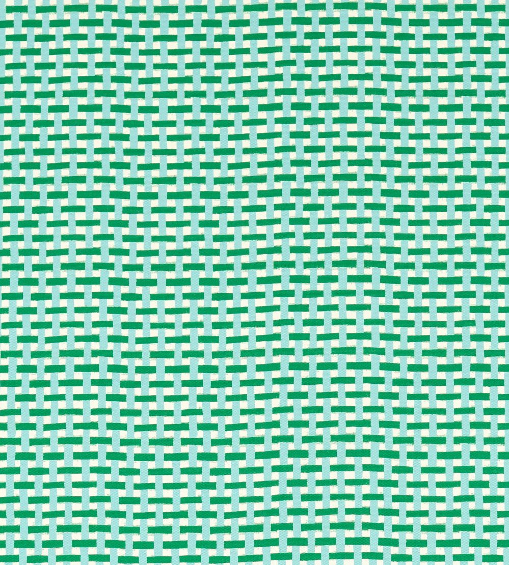 Basket Weave Fabric by Harlequin Emerald/Aquamarine