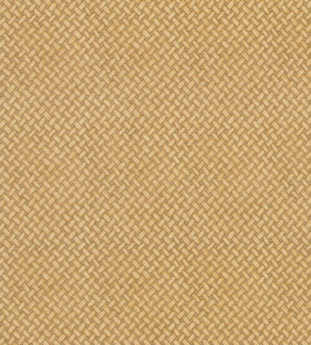 Basketweave Fabric by Mulberry Home Ochre