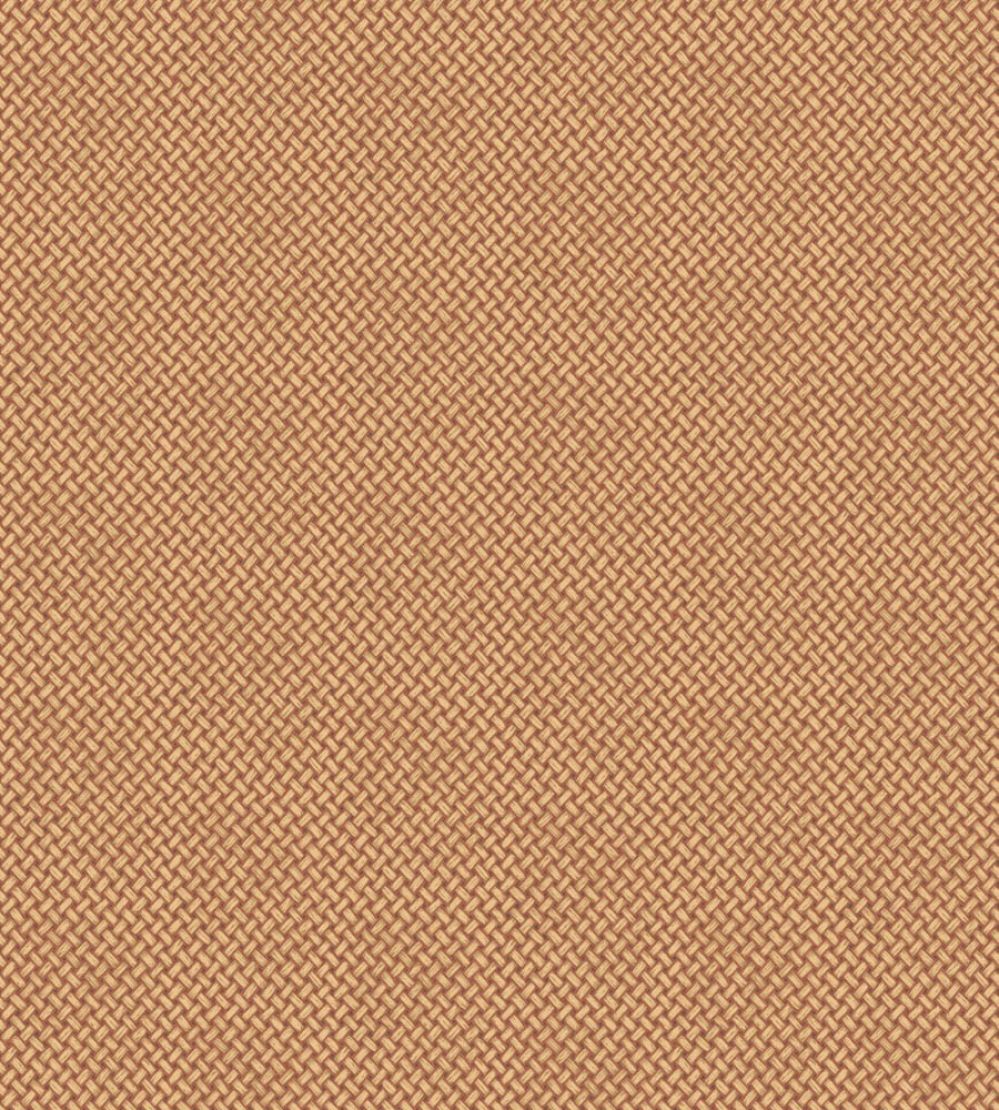 Basketweave Wallpaper by Mulberry Home Russet