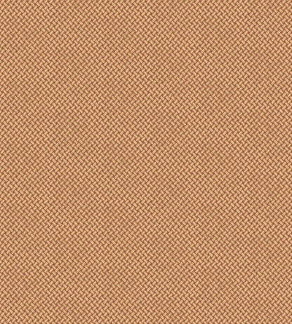 Basketweave Wallpaper by Mulberry Home Russet
