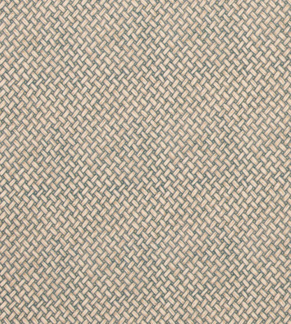 Basketweave Fabric by Mulberry Home Teal