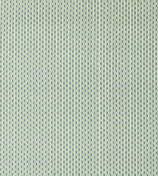 Batak Check Fabric by Sanderson Avocado/Indigo