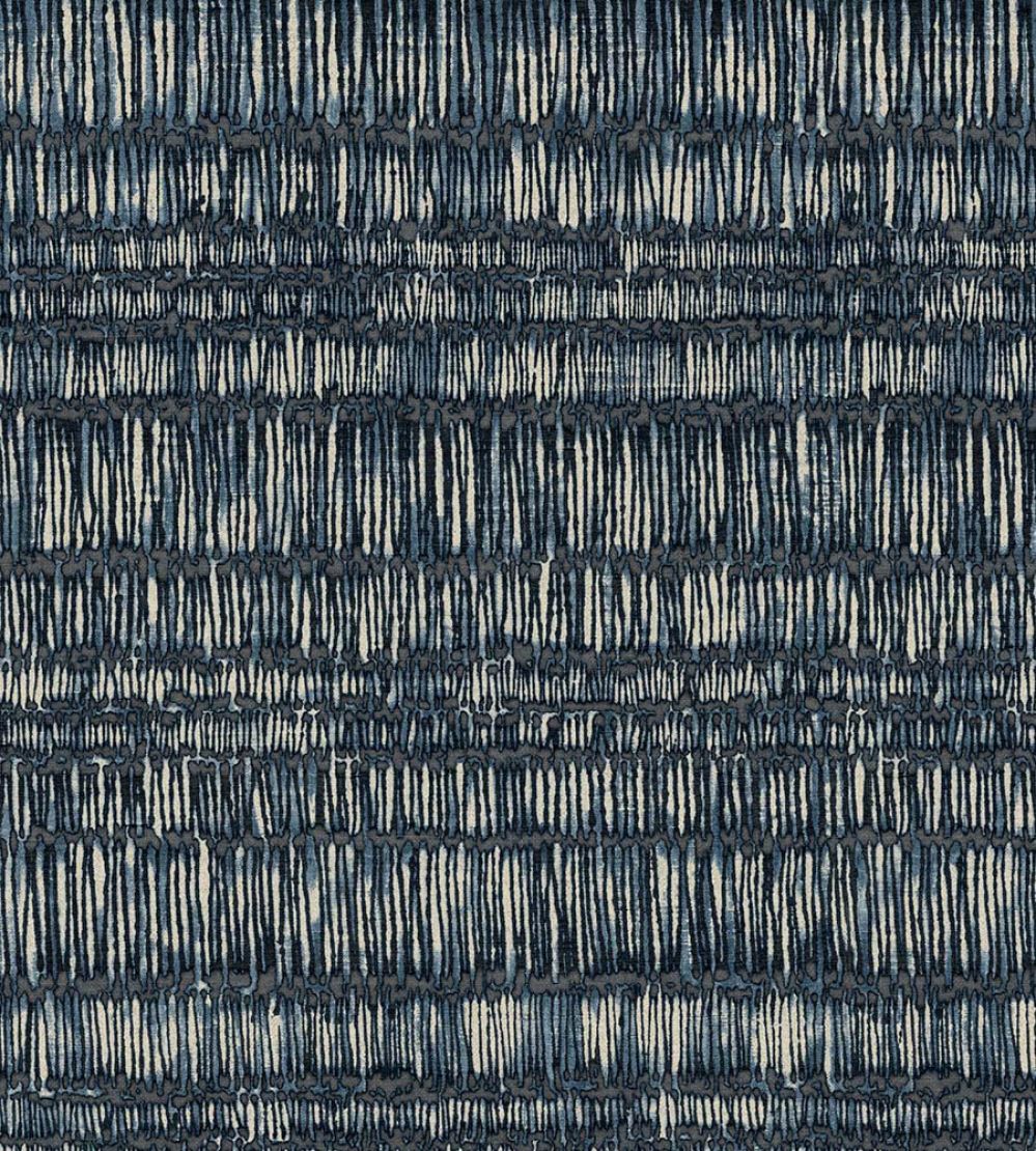 Batik Stripes Wallpaper by Eijffinger Blue