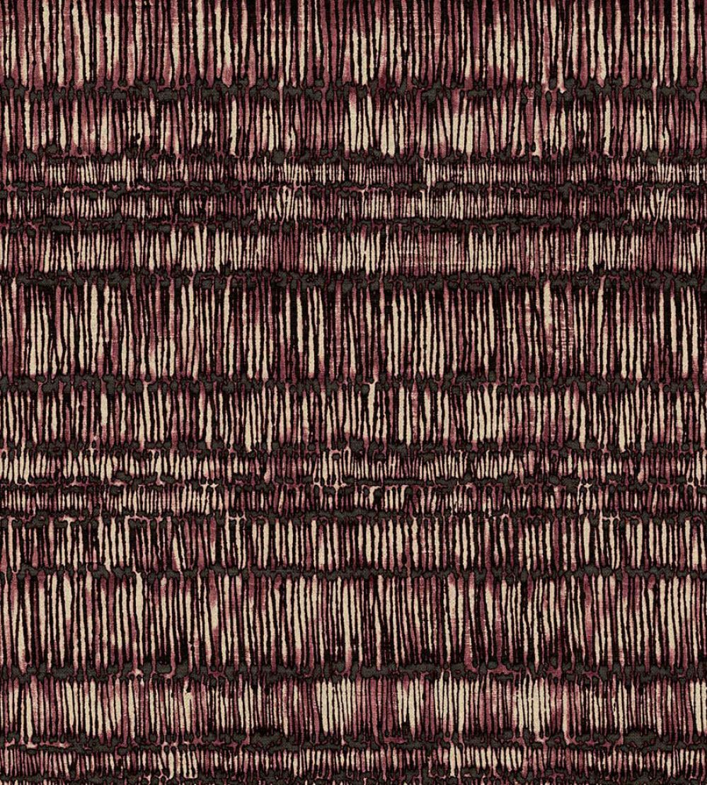 Batik Stripes Wallpaper by Eijffinger Red