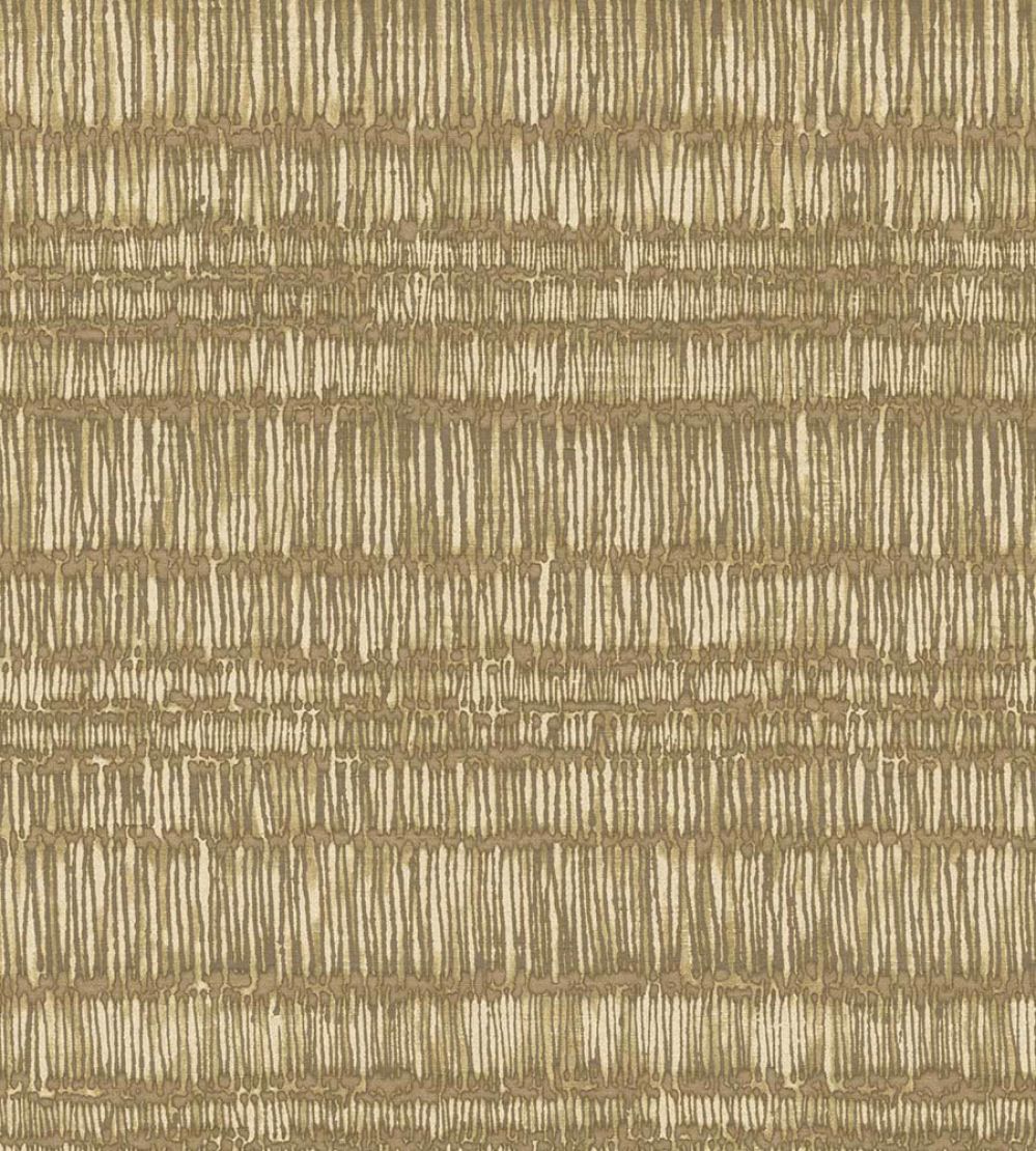 Batik Stripes Wallpaper by Eijffinger Yellow/Ocher
