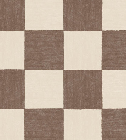 Battenberg Wallpaper by Woodchip & Magnolia Cocoa