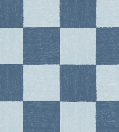 Battenberg Wallpaper by Woodchip & Magnolia Denim Blue