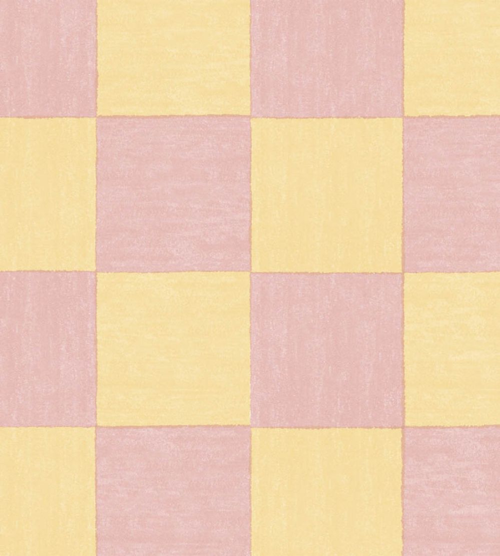 Battenberg Wallpaper by Woodchip & Magnolia Sugar Pink