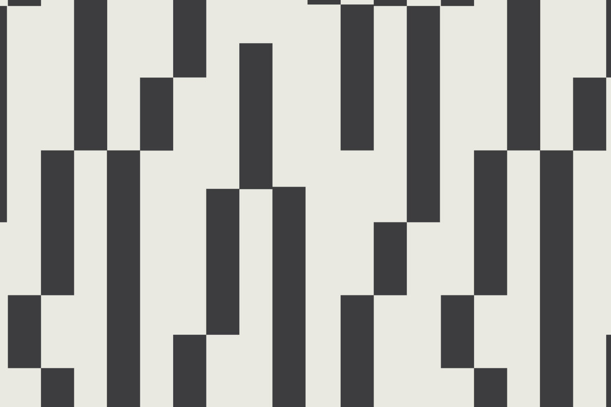 Bauhaus Black & White wallpaper by Hovia