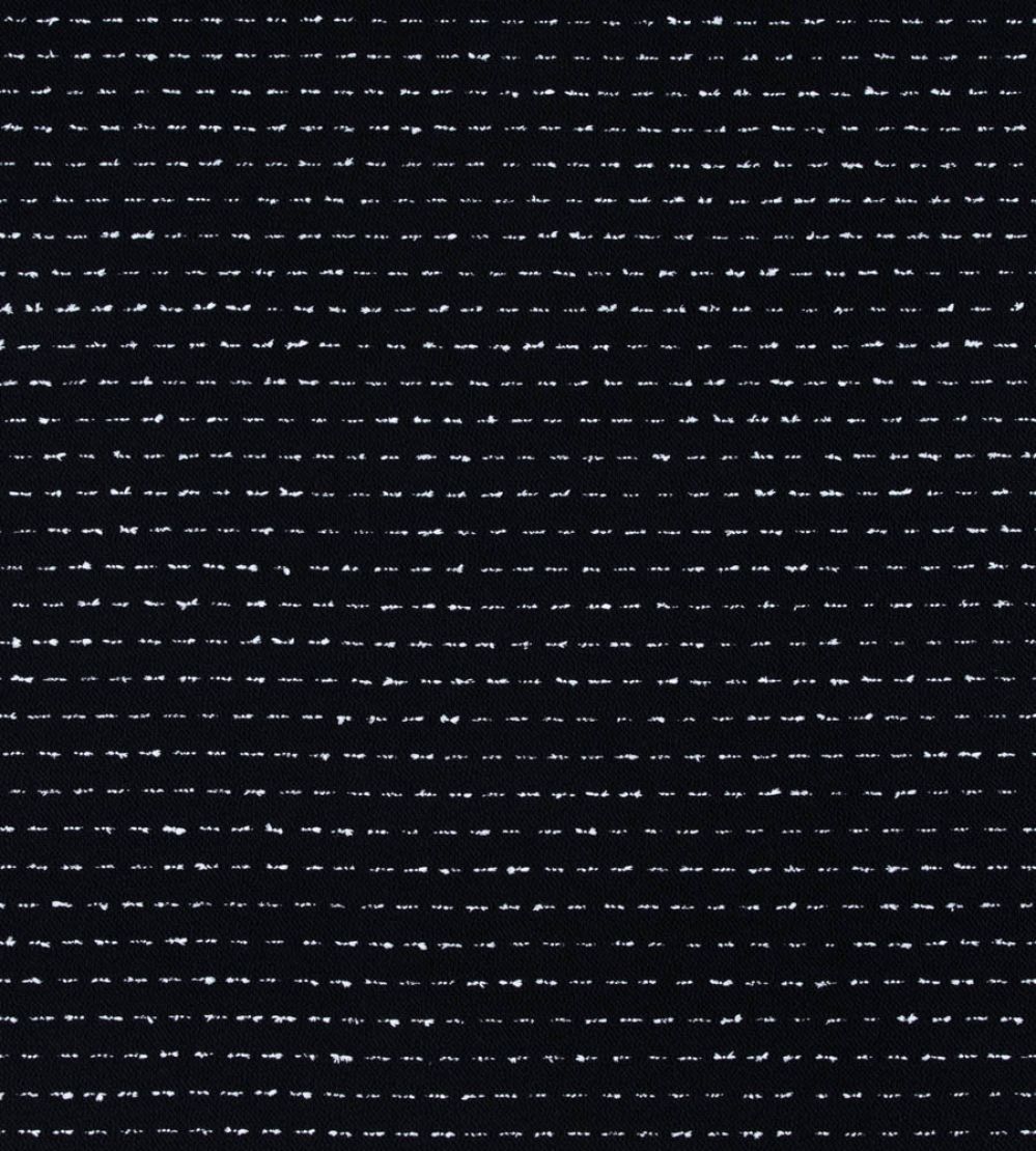 Bay Street Fabric by Christopher Farr Cloth Black