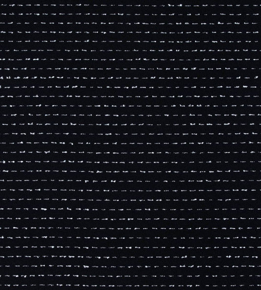 Bay Street Fabric by Christopher Farr Cloth Black