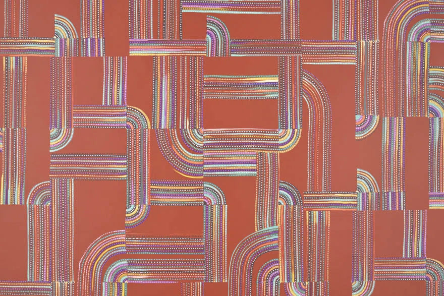 Baya Wallpaper by Pierre Frey in Feu (FP068002)