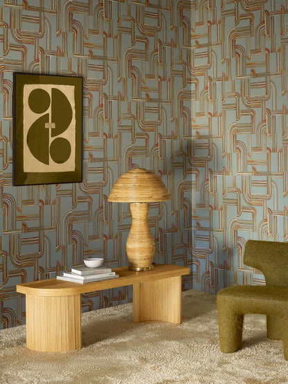 Baya Wallpaper by Pierre Frey shown in a room setting (view 1)